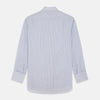 View 5 of product Blue Multi Stripe Cotton Regular Fit Whitby Shirt