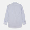 Blue Multi Stripe Cotton Regular Fit Whitby Shirt
