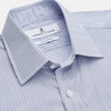 View 2 of product Blue Multi Stripe Cotton Regular Fit Whitby Shirt
