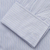 View 3 of product Blue Multi Stripe Cotton Regular Fit Whitby Shirt