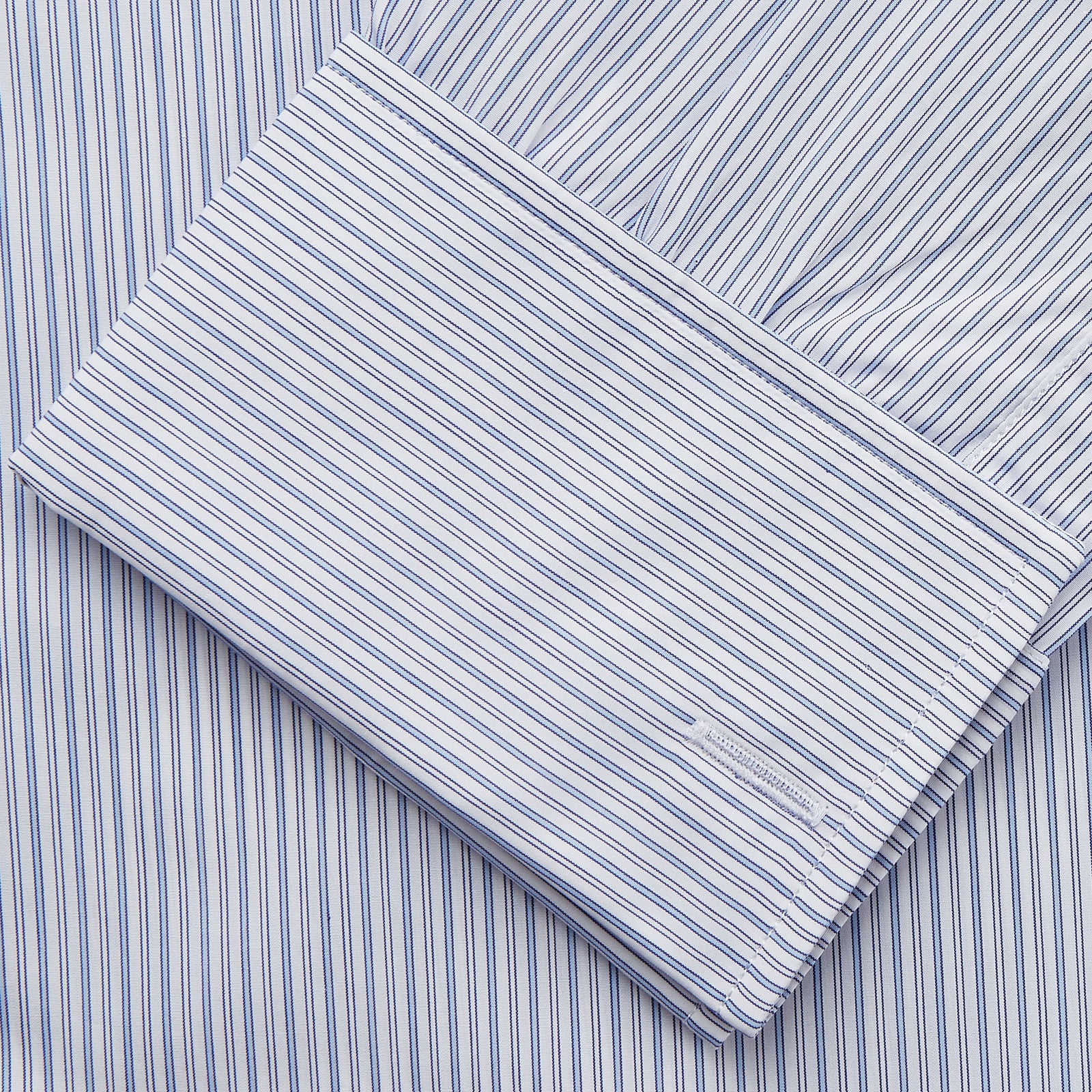 View 3 of product Blue Multi Stripe Cotton Regular Fit Whitby Shirt