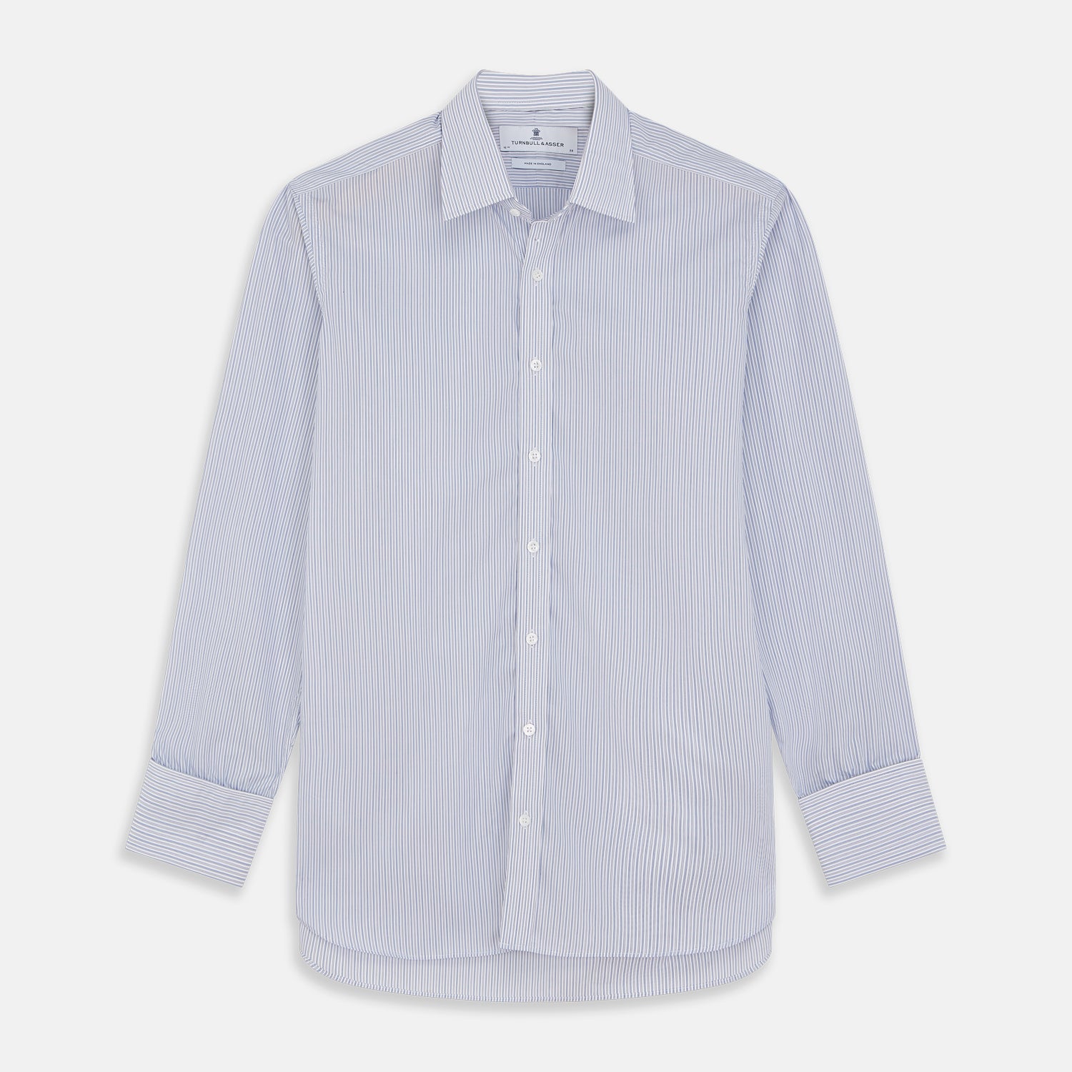 View 1 of product Blue Multi Stripe Cotton Regular Fit Whitby Shirt