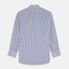 Navy Stripe Cotton Regular Fit Whitby Shirt