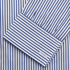 View 3 of product Navy Stripe Cotton Regular Fit Whitby Shirt
