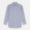 View 1 of product Navy Stripe Cotton Regular Fit Whitby Shirt
