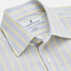 View 2 of product Yellow and Pale Blue Multi Stripe Cotton Regular Fit Whitby Shirt
