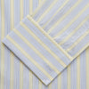 View 3 of product Yellow and Pale Blue Multi Stripe Cotton Regular Fit Whitby Shirt