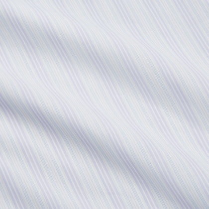 Purple and Mint Multi Stripe Cotton Regular Fit Whitby Shirt Image 3