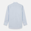 View 6 of product Pale Blue Stripe West Indian Sea Island Cotton Regular Fit Mayfair Shirt