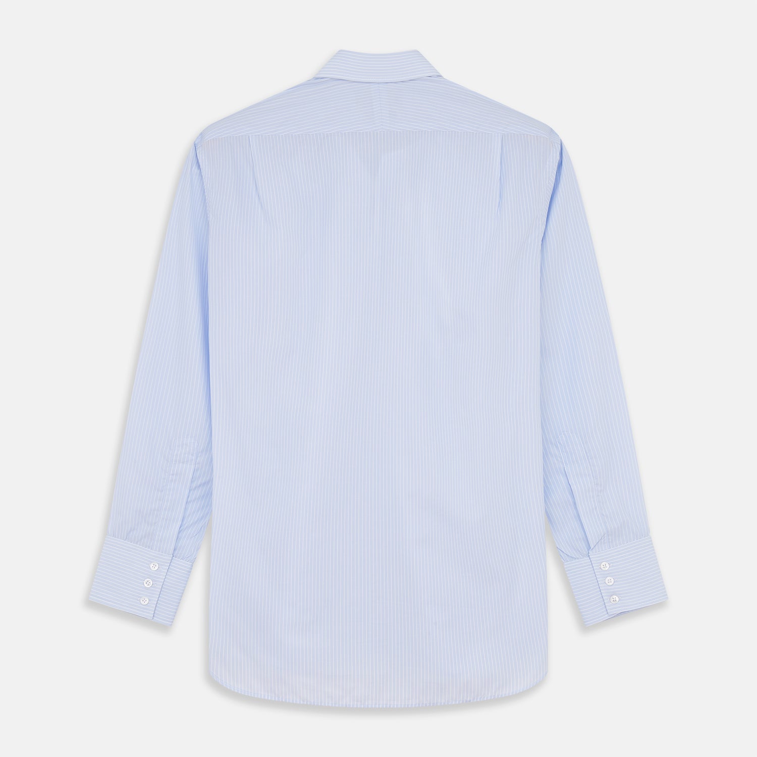 View 5 of product Light Blue Multi-stripe Cotton Regular Fit Mayfair Shirt