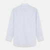Pale Blue and White Multi-stripe Cotton Regular Fit Mayfair Shirt