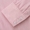 View 3 of product Pink and White Stripe Cotton Regular Fit Mayfair Shirt