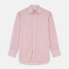 View 1 of product Pink and White Stripe Cotton Regular Fit Mayfair Shirt