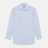 Light Blue Multi-Check Cotton Regular Fit Mayfair Shirt