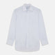 Cloudy Blue Stripe Cotton Regular Fit Mayfair Shirt