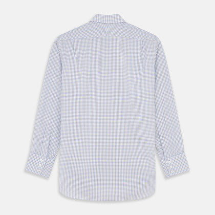 Purple Multi-check Cotton Mayfair Shirt Image 4