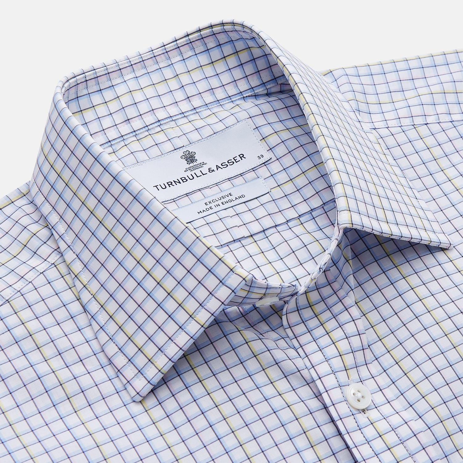 View 2 of product Purple Multi-check Cotton Mayfair Shirt