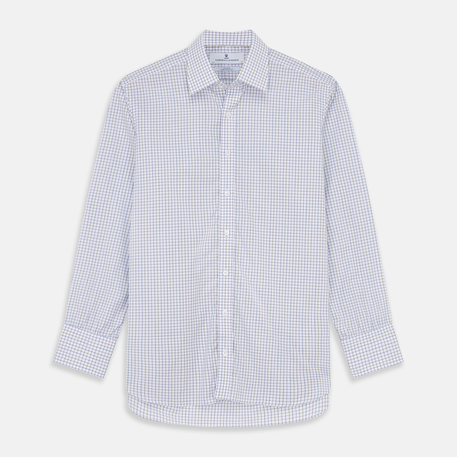 View 1 of product Purple Multi-check Cotton Mayfair Shirt
