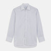 View 1 of product White and Blue Check Cotton Regular Fit Mayfair Shirt