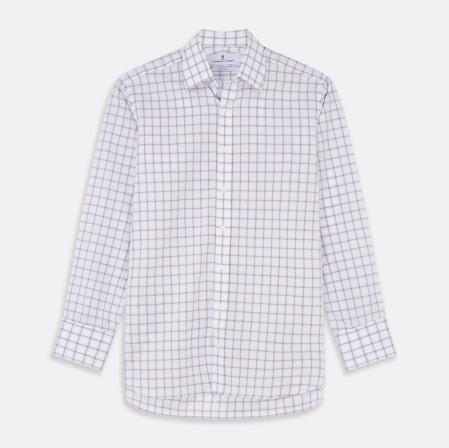 View 1 of product Red and Blue Multi-check Cotton Regular Fit Mayfair Shirt
