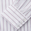View 5 of product Red and Blue Multi-stripe Cotton Regular Fit Mayfair Shirt