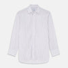 View 1 of product Red and Blue Multi-stripe Cotton Regular Fit Mayfair Shirt
