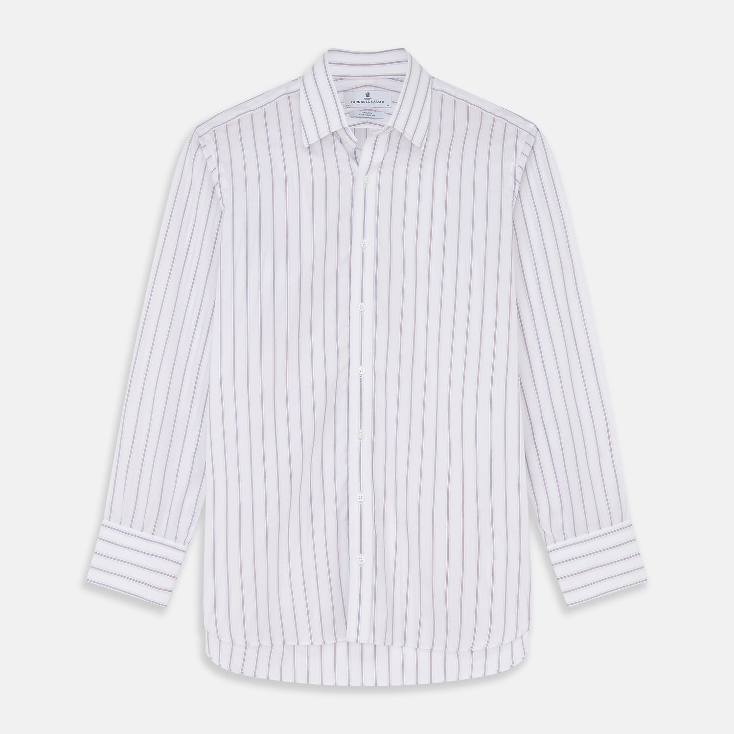 View 1 of product Red and Blue Multi-stripe Cotton Regular Fit Mayfair Shirt