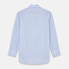 Pale Blue Multi-stripe Cotton Regular Fit Mayfair Shirt