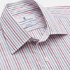 View 2 of product Red Multi-stripe Cotton Regular Fit Mayfair Shirt