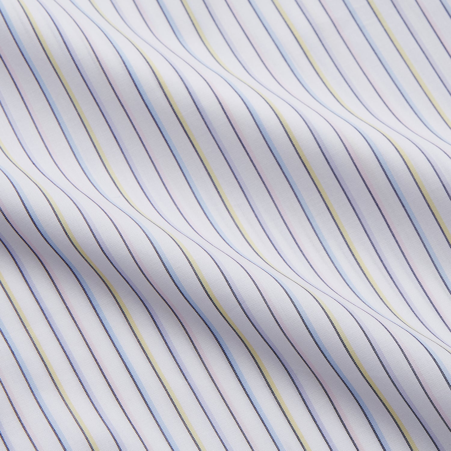 View 4 of product Purple Multi-stripe Cotton Regular Fit Mayfair Shirt