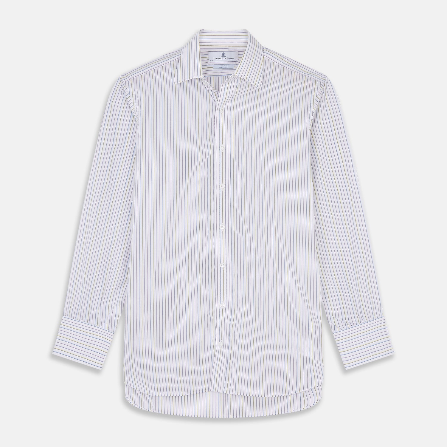View 1 of product Purple Multi-stripe Cotton Regular Fit Mayfair Shirt
