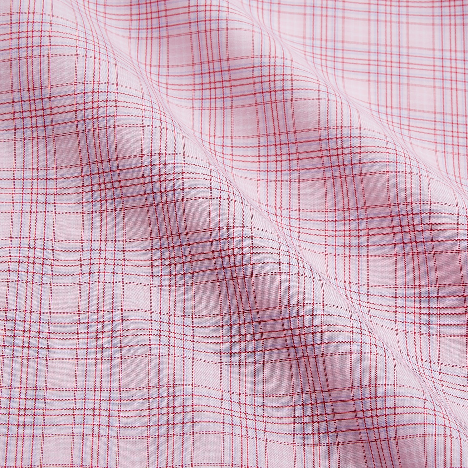 View 4 of product Pink Multi-check Cotton Regular Fit Mayfair Shirt