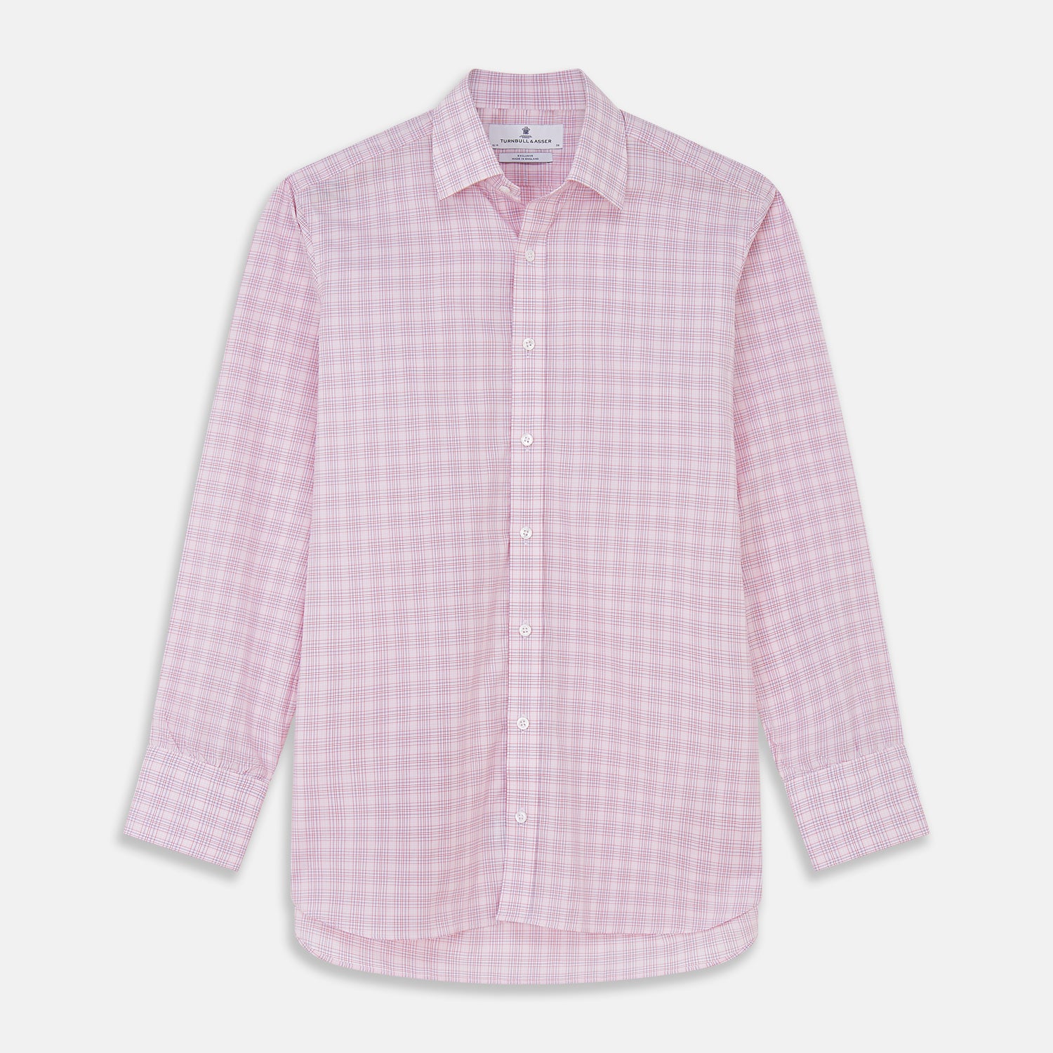 View 1 of product Pink Multi-check Cotton Regular Fit Mayfair Shirt