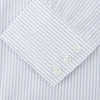 View 3 of product Pale Blue and White Multi-stripe Cotton Regular Fit Mayfair Shirt