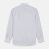 View 5 of product White and Blue Check Cotton Tailored Fit Shelton Shirt
