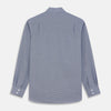View 5 of product Navy Pattern Cotton Voile Tailored Fit Shelton Shirt