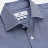 View 2 of product Navy Pattern Cotton Voile Tailored Fit Shelton Shirt