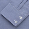 View 3 of product Navy Pattern Cotton Voile Tailored Fit Shelton Shirt
