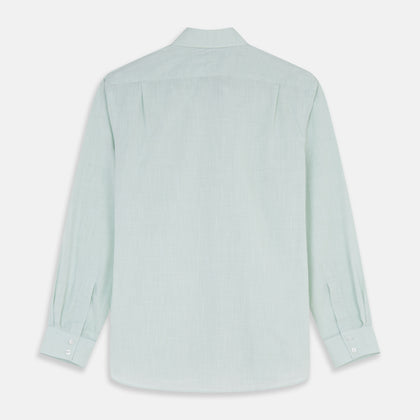 Light Green Chambray Tailored Fit Shelton Shirt Image 4