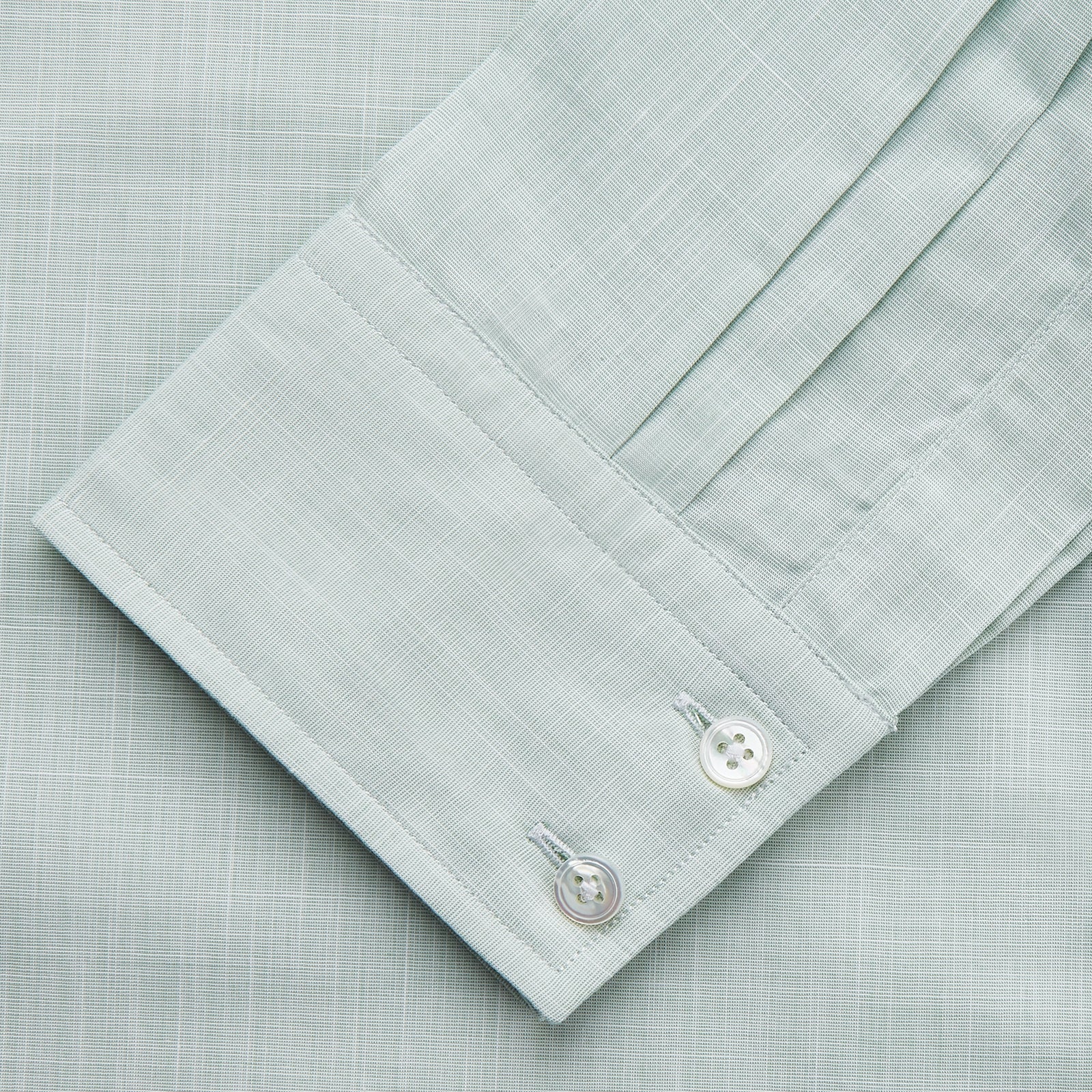 View 3 of product Light Green Chambray Tailored Fit Shelton Shirt