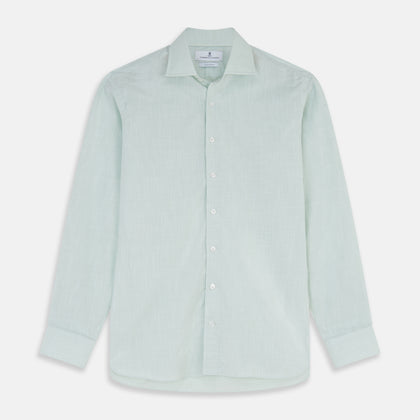 Light Green Chambray Tailored Fit Shelton Shirt
