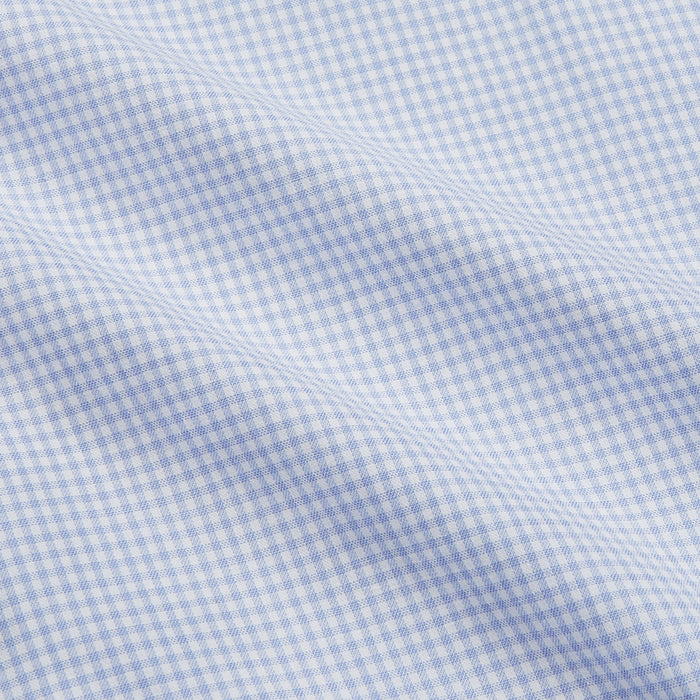 Pale Blue Multi Check Cashmerello Weekend Fit Hayne Shirt Image 3