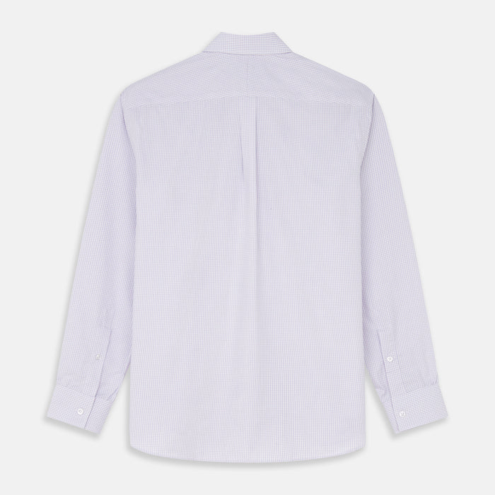 Blue Multi Check Cashmerello Weekend Fit Hayne Shirt Image 4