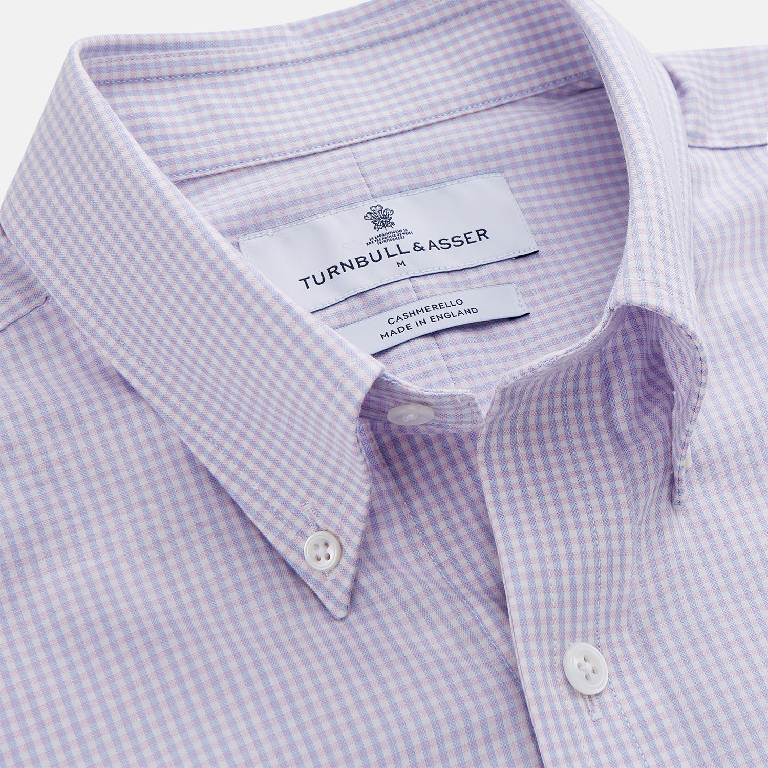 View 2 of product Blue Multi Check Cashmerello Weekend Fit Hayne Shirt