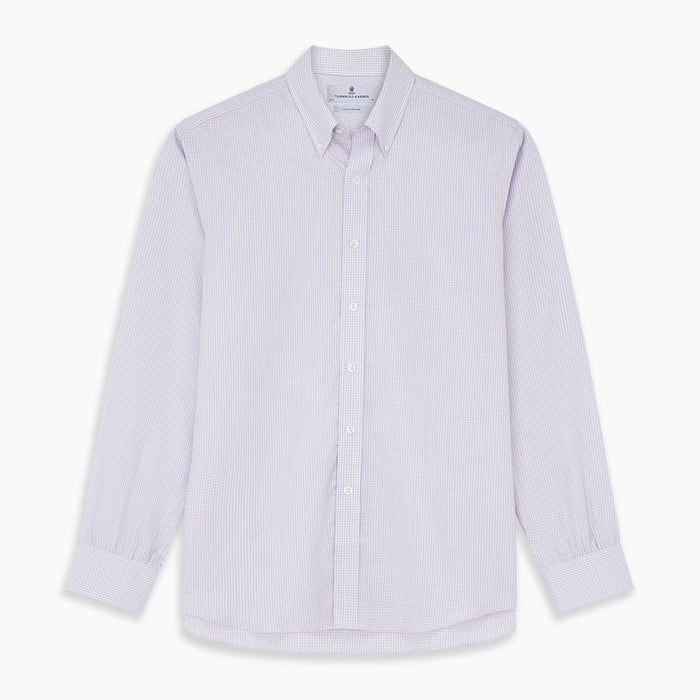 Blue Multi Check Cashmerello Weekend Fit Hayne Shirt Image 5
