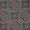 View 3 of product Green Floral Tile Silk Tie