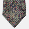 View 4 of product Green Floral Tile Silk Tie