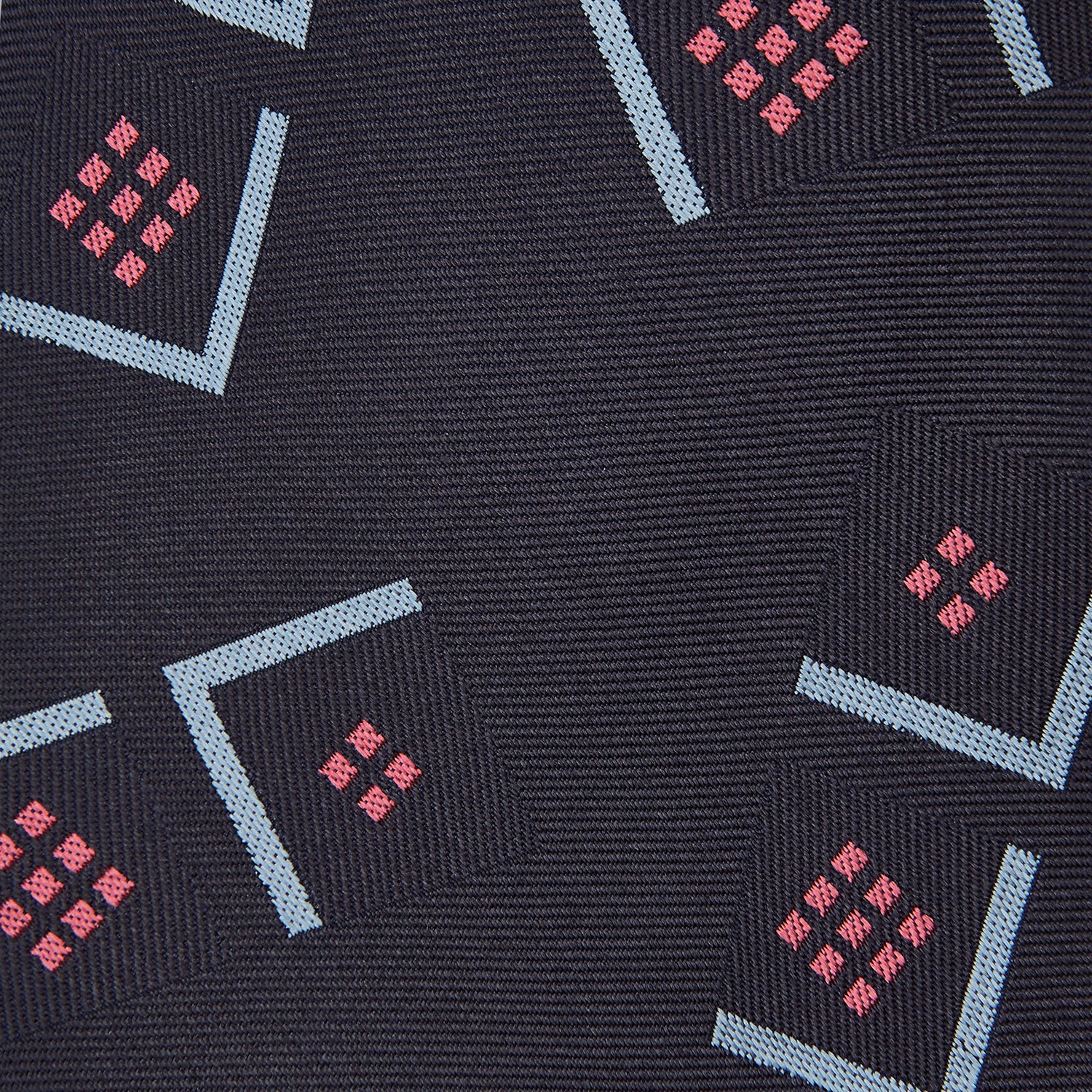 View 2 of product Navy Graphic Deco Silk Tie