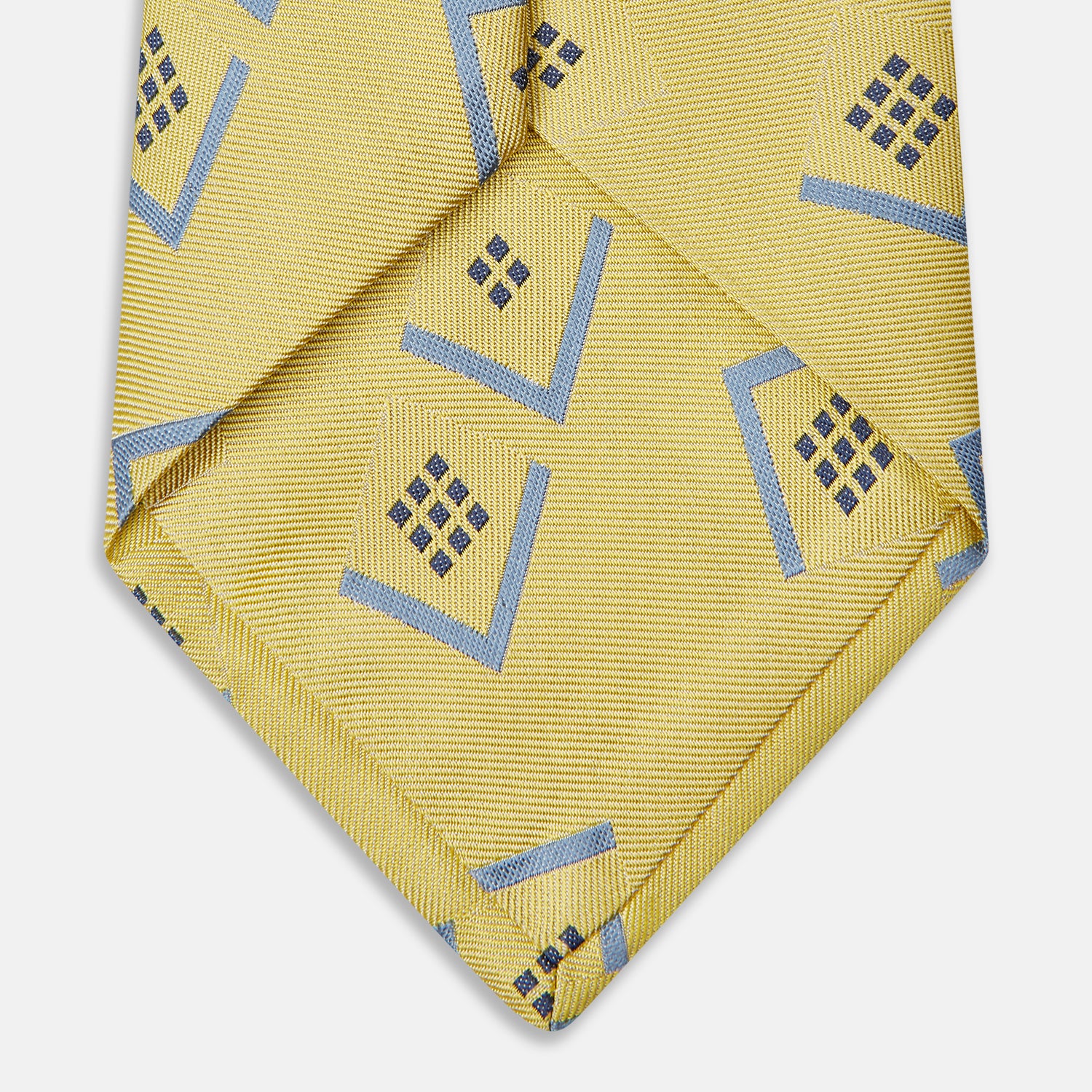 View 3 of product Yellow Graphic Deco Silk Tie