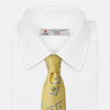 View 4 of product Yellow Graphic Deco Silk Tie